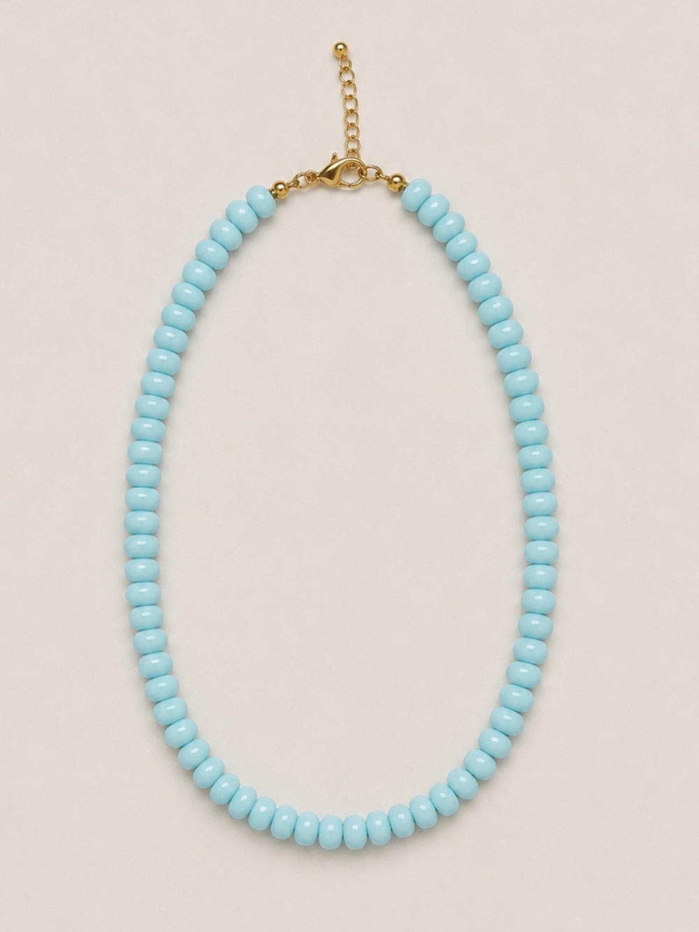 New! Blue Beaded Necklace - Women Jewelry